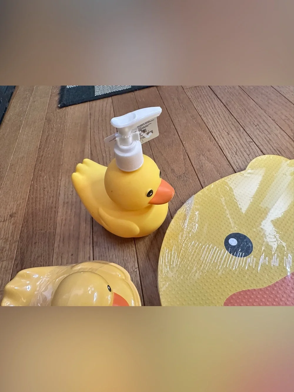 Target Yellow Rubber Duck Bath Accessory Set